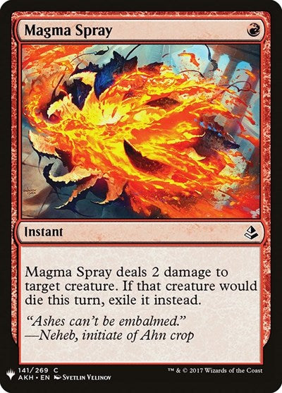 Magma Spray (Mystery Booster) Near Mint