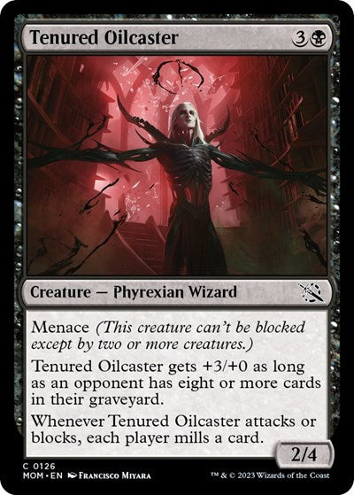 Tenured Oilcaster (March of the Machine) Near Mint Foil