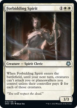 Forbidding Spirit (Magic Game Night: Free-For-All) Light Play