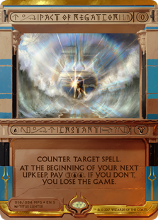 Pact of Negation (Amonkhet Invocations) Near Mint Foil