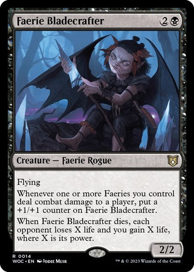 Faerie Bladecrafter (Commander: Wilds of Eldraine) Near Mint