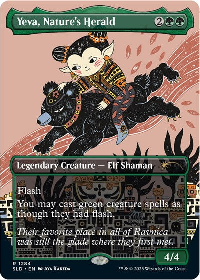 Yeva, Nature's Herald (Secret Lair) Near Mint Foil