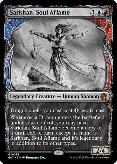 Sarkhan, Soul Aflame (Showcase) (March of the Machine: The Aftermath) Near Mint Foil