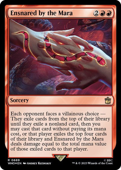 Ensnared by the Mara (Surge Foil) (Universes Beyond: Doctor Who) Light Play Foil