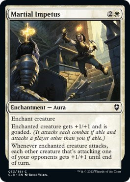 Martial Impetus (Commander Legends: Battle for Baldur's Gate) Medium Play Foil