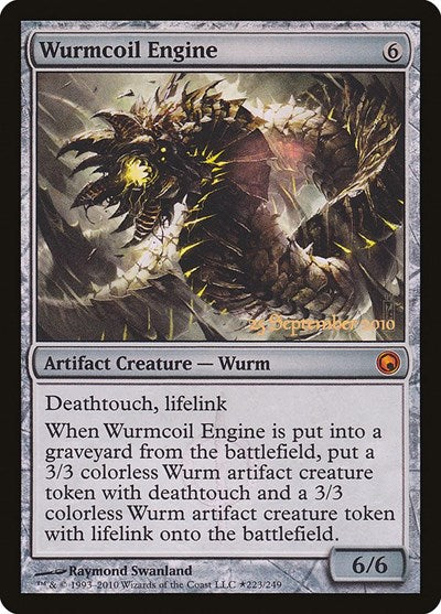 Wurmcoil Engine (Promos: Prerelease Cards) Heavy Play Foil