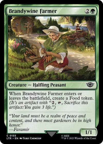 Brandywine Farmer (Universes Beyond: The Lord of the Rings: Tales of Middle-earth) Near Mint Foil