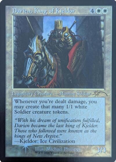 Darien  King of Kjeldor  Retro Frame|0|0|0.00