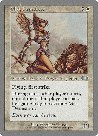 Miss Demeanor (Unglued) Medium Play