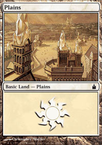Plains (288) (Ravnica) Light Play Foil