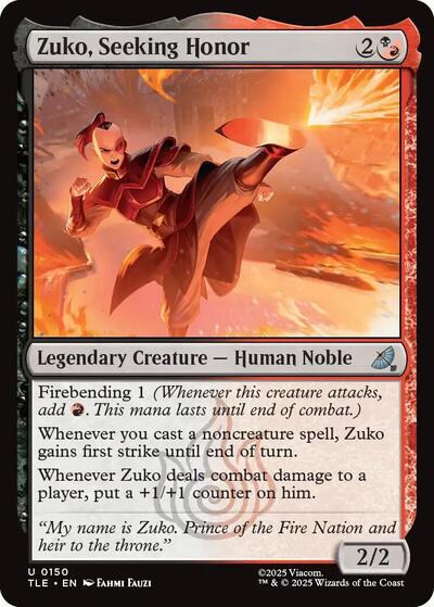 Zuko  Seeking Honor|0|0|0.00