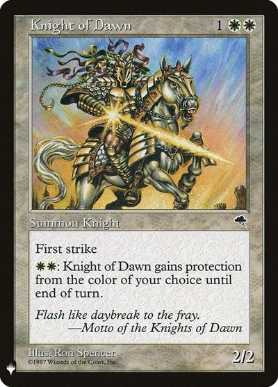 Knight of Dawn (Mystery Booster) Near Mint