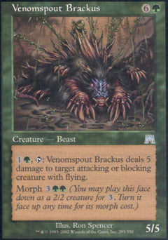 Venomspout Brackus (Onslaught) Light Play Foil
