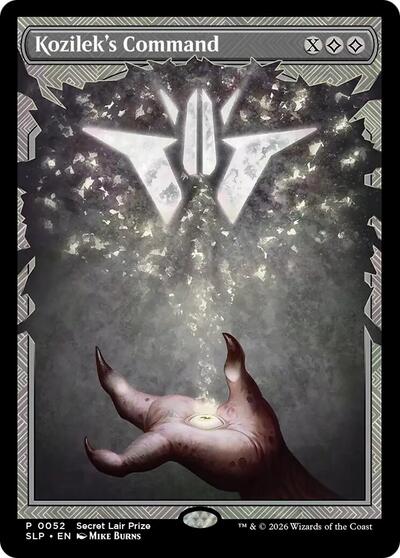 Kozilek's Command (Secret Lair Showdown) Near Mint Foil