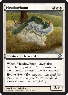 Meadowboon (Modern Masters) Damaged / Poor Foil