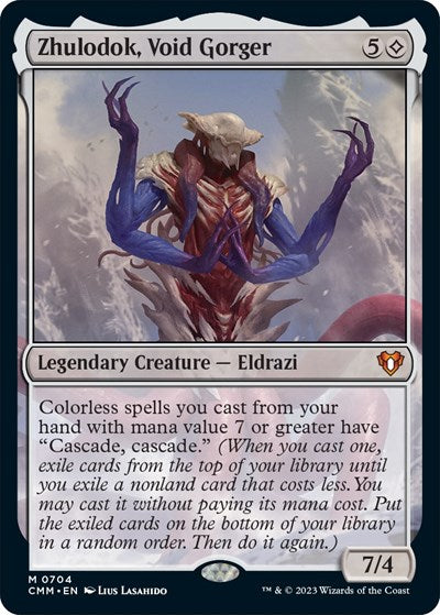 Zhulodok, Void Gorger (Commander Masters) Near Mint Foil