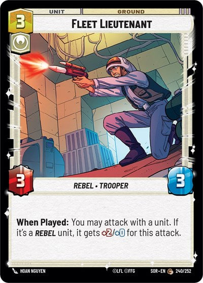Fleet Lieutenant (Spark of Rebellion) Near Mint Foil