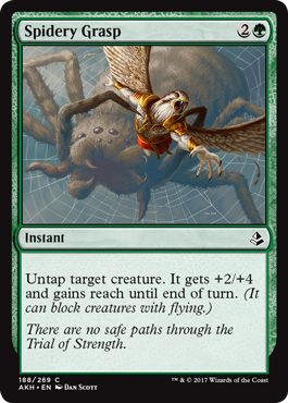 Spidery Grasp (Amonkhet) Near Mint Foil