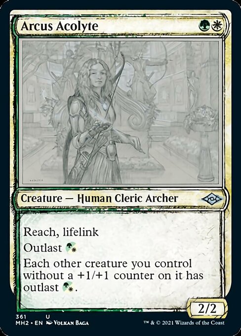 Arcus Acolyte (Showcase) (Modern Horizons 2) Medium Play Foil
