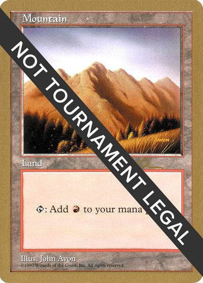 Mountain (432) - 1997 Paul McCabe (5ED) (World Championship Decks) Medium Play