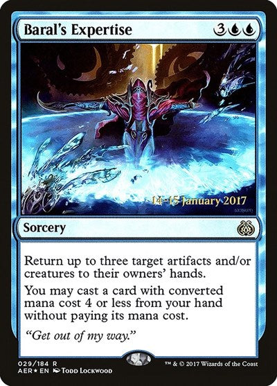 Baral's Expertise (Promos: Prerelease Cards) Medium Play Foil