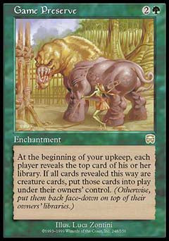 Game Preserve (Mercadian Masques) Medium Play