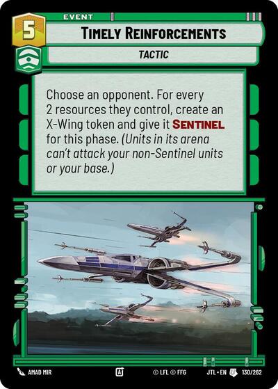 Timely Reinforcements (Jump to Lightspeed) Near Mint