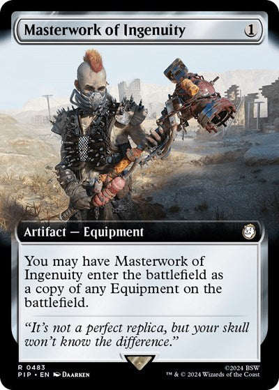 Masterwork of Ingenuity (Extended Art) (Universes Beyond: Fallout) Light Play Foil