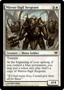 Mirror-Sigil Sergeant (Conflux) Light Play Foil