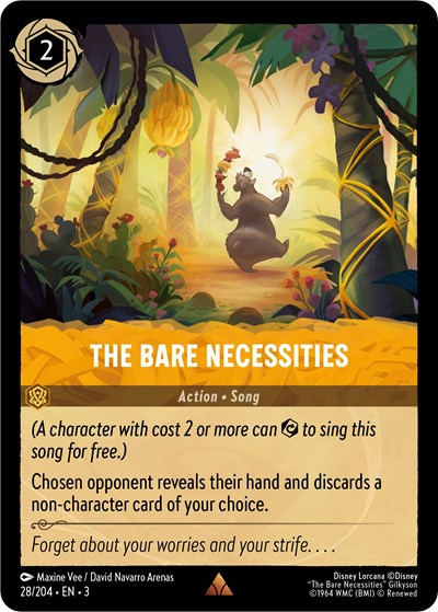 The Bare Necessities (Into the Inklands) Near Mint