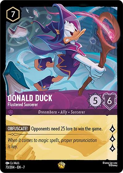 Donald Duck - Flustered Sorcerer (Archazia's Island) Near Mint