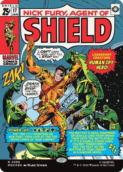 Nick Fury  Agent of SHIELD  Borderless   0389|4|0|0.00