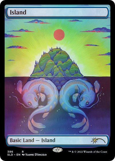 Island 386 (Secret Lair) Near Mint Foil