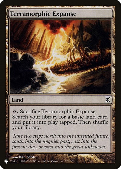Terramorphic Expanse (Secret Lair Commander: From Cute to Brute) Light Play