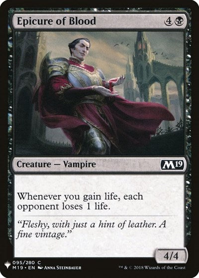 Epicure of Blood (Mystery Booster) Light Play