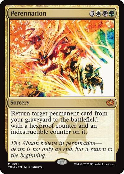 Perennation (Promos: Prerelease Cards) Near Mint Foil