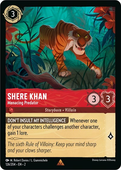 Shere Khan - Menacing Predator (Rise of the Floodborn) Near Mint