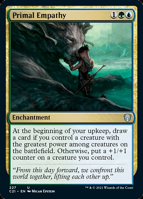 Primal Empathy (Commander 2021 Strixhaven) Near Mint