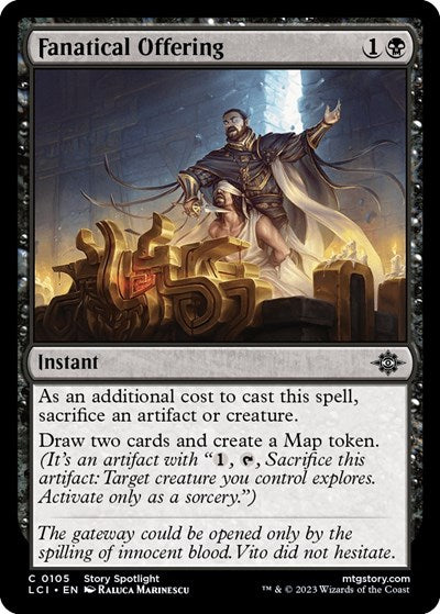 Fanatical Offering (The Lost Caverns of Ixalan) Near Mint Foil