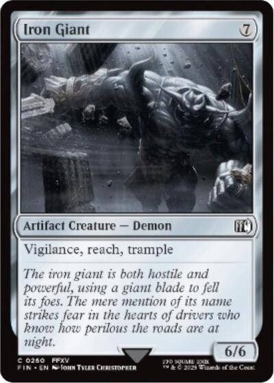 Iron Giant (Universes Beyond: FINAL FANTASY) Light Play Foil