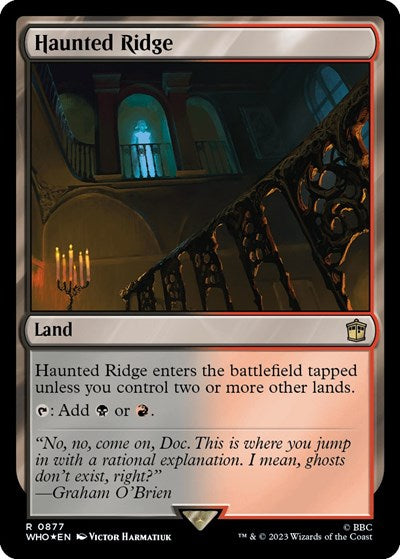 Haunted Ridge (Surge Foil) (Universes Beyond: Doctor Who) Light Play Foil