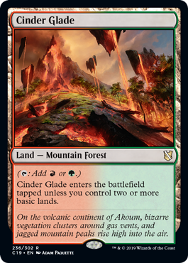 Cinder Glade (Commander 2019) Light Play