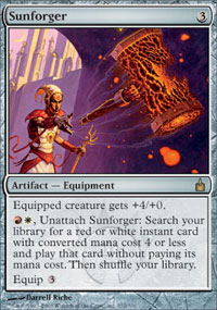 Sunforger (Ravnica) Heavy Play Foil