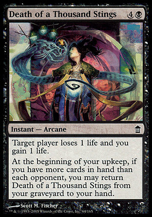 Death of a Thousand Stings (Saviors of Kamigawa) Medium Play Foil
