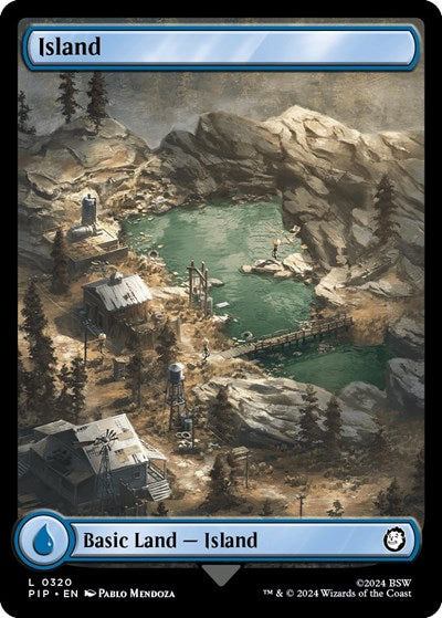 Island (0320) (Universes Beyond: Fallout) Near Mint Foil