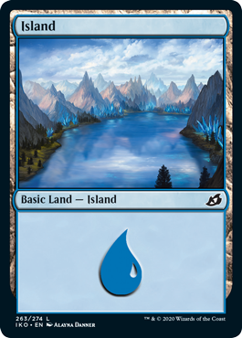 Island (263) (Ikoria: Lair of Behemoths) Medium Play