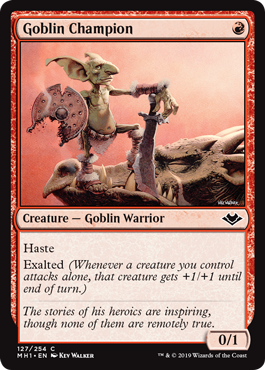 Goblin Champion (Modern Horizons) Light Play