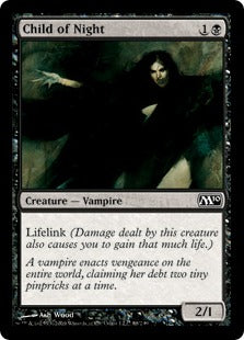 Child of Night (Magic 2010 Core Set) Light Play Foil
