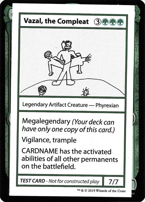 Vazal The Compleat (No PW Symbol) (Mystery Booster Test Print 2021) Light Play