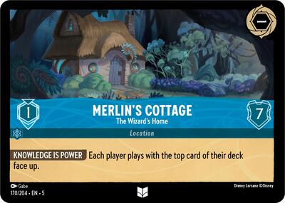 Merlin's Cottage - The Wizard's Home (Shimmering Skies) Near Mint